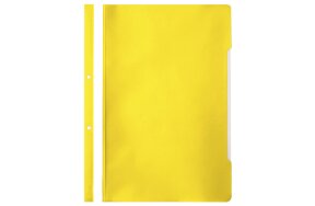 A4 CLEAR VIEW FOLDER WITH HOLES FOR FILING YELLOW SET/50